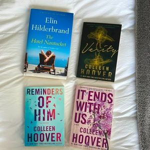 Lot of 4 books - Colleen Hoover - Hotel Nantucket
